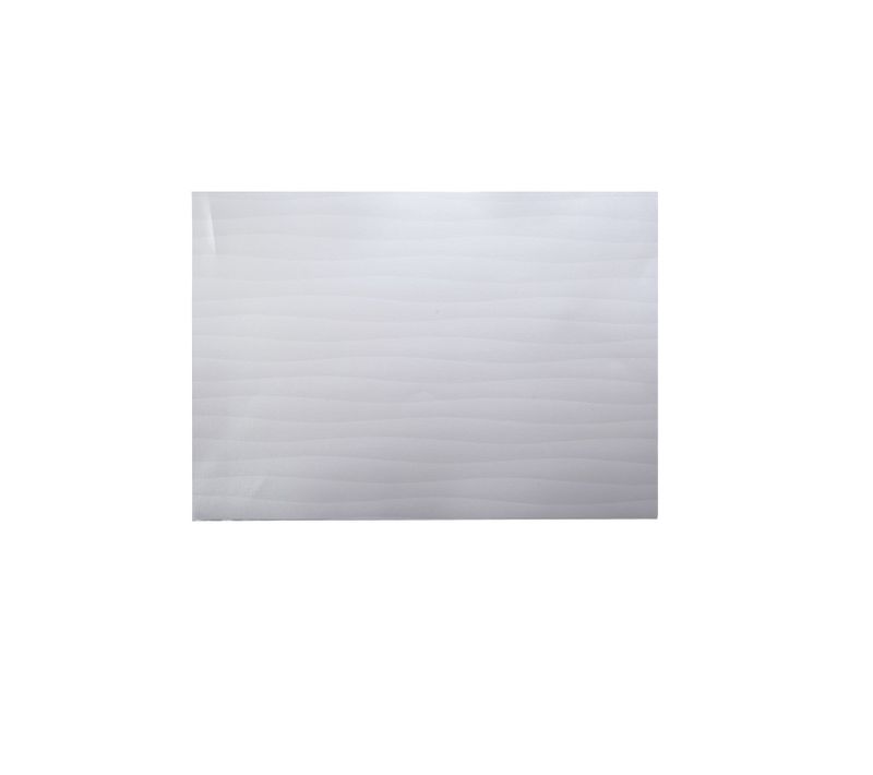 Adhésif Décoratif Pour Meuble Effet Vague - 200 X 45 Cm - Blanc