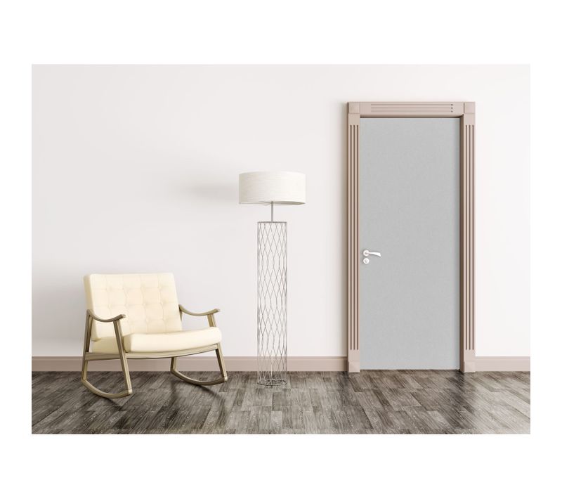 Sticker Pour Porte D'intérieur Home - L. 204 X L. 83 Cm - Gris