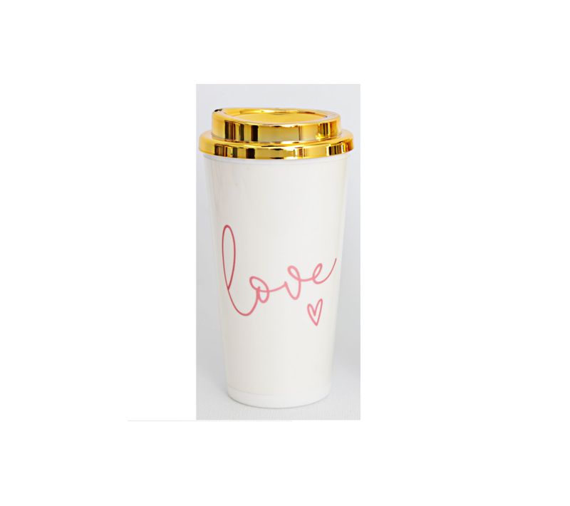 Mug De Transport Design Mandala - 450 Ml - Rose