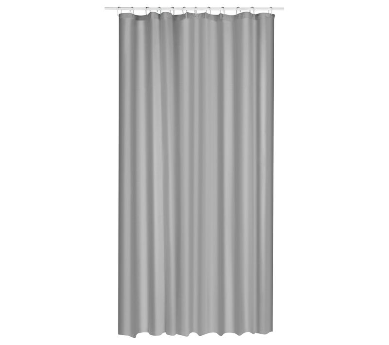 Lot 2x Rideau De Douche Eva - 180 X 200 Cm - Gris