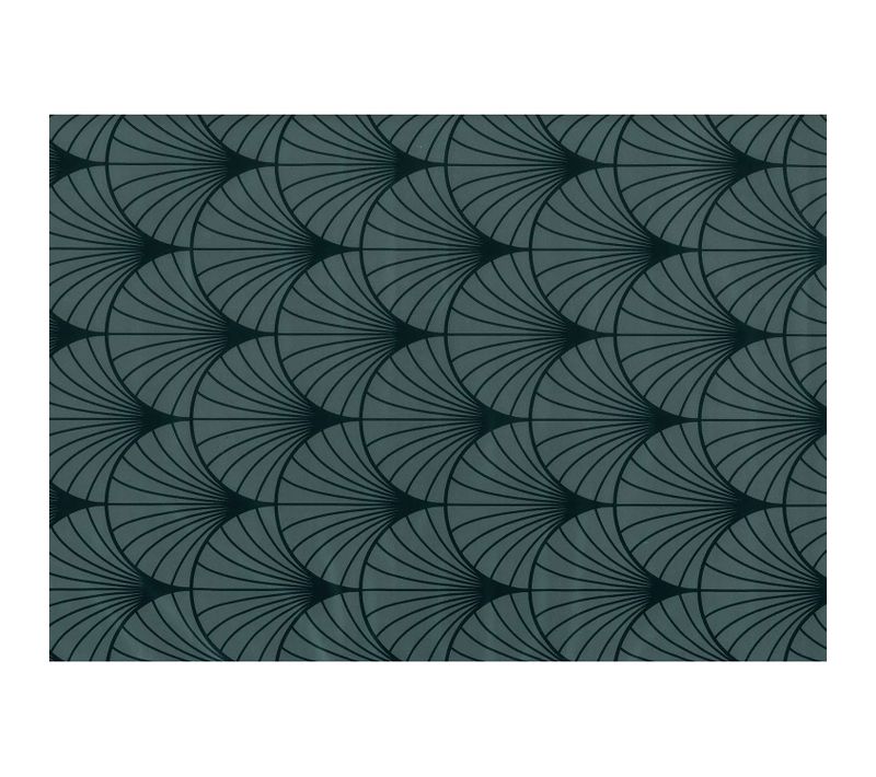 Adhésif Décoratif Pour Meuble Effet Art Déco - 200 X 45 Cm - Noir