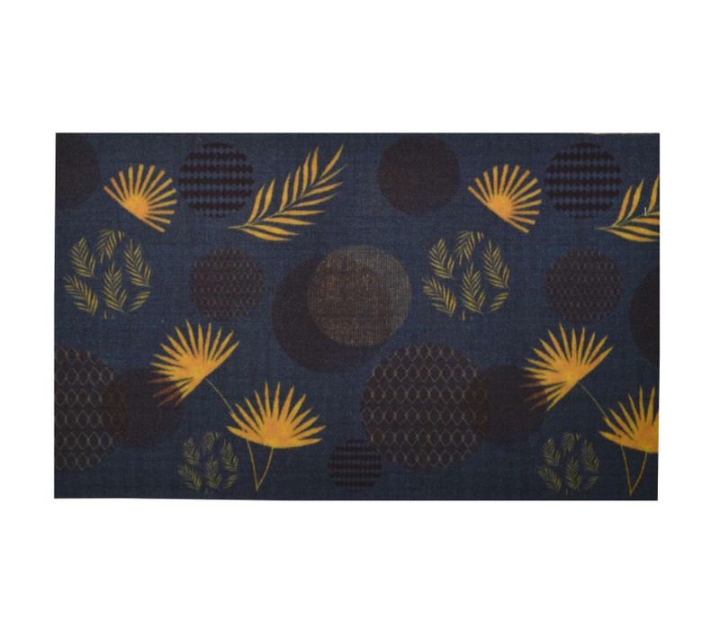 Tapis Must En Velours Imprimé Steppe - 50 X 120 Cm - Bleu
