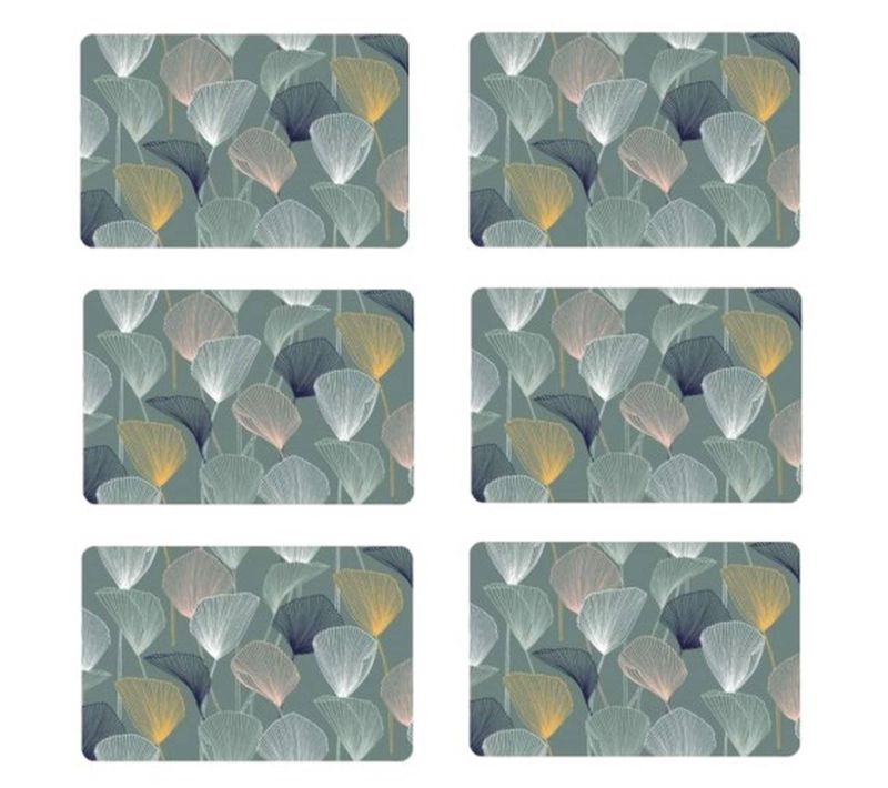 Lot De 6 Sets De Table Cottey - 28 X 43 Cm - Bleu