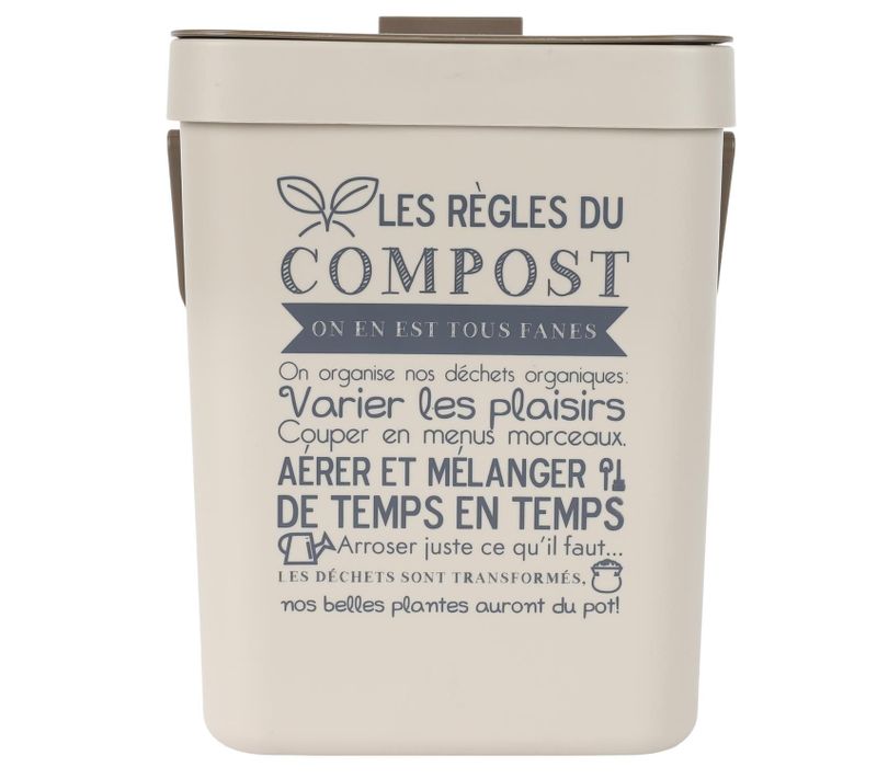 Poubelle De Compostage 5 L Avec Accroche