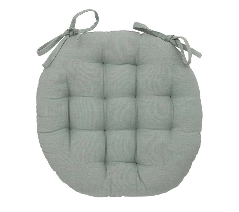 Galette De Chaise Ronde Alix - Diam. 38 Cm - Céladon