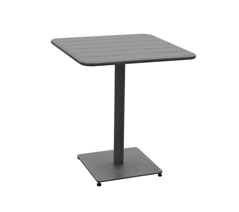 Table De Jardin Carré Phuket - 2 Places - Gris Graphite
