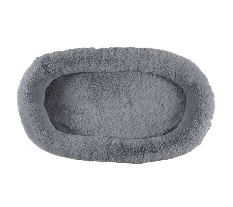 Grand Panier Coussin Doux Marley Pour Chien - Gris