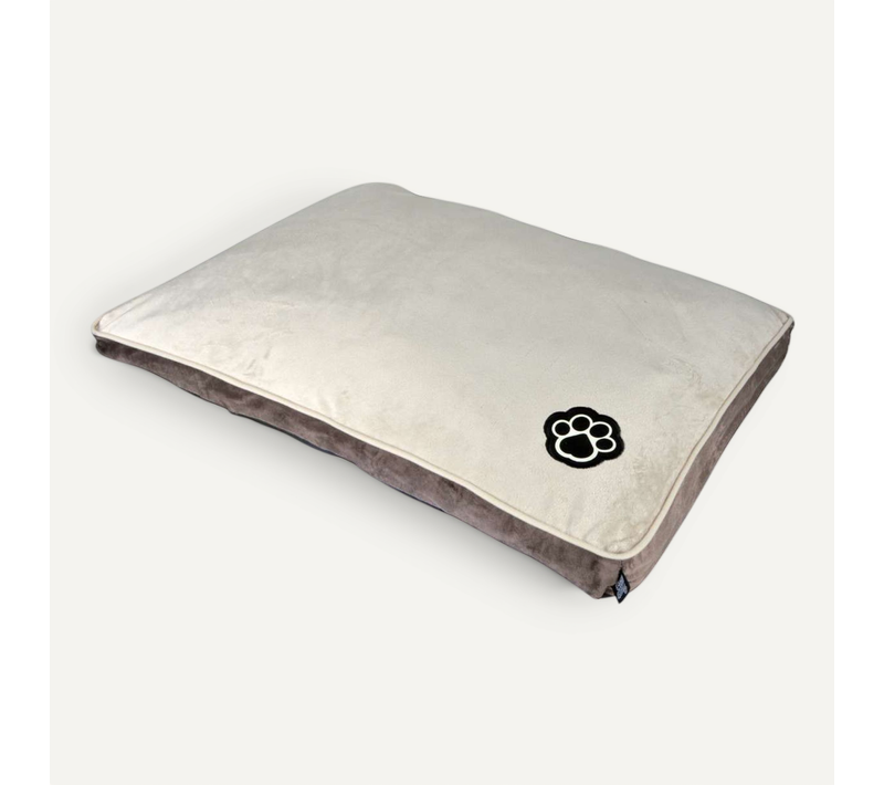 Coussin Rectangle Max - Beige Et Marron - Long 80 Cm
