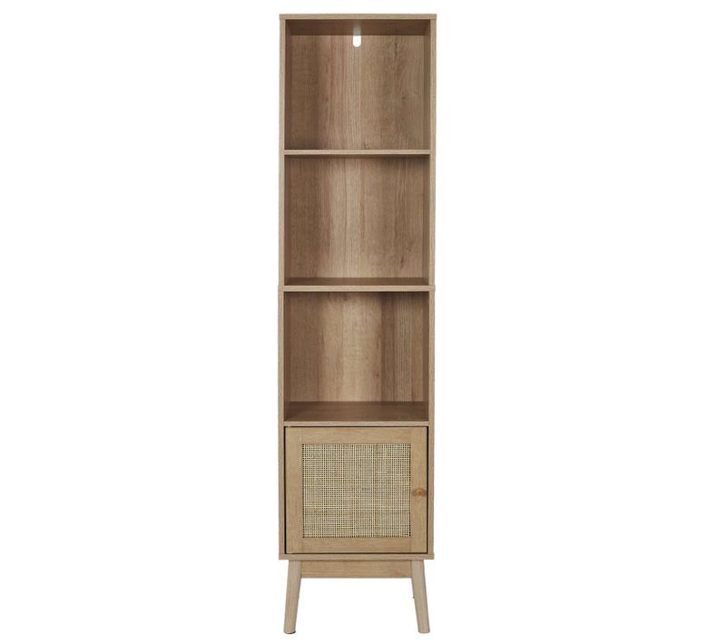 Colonne De Rangement Bali En Cannage -  Marron