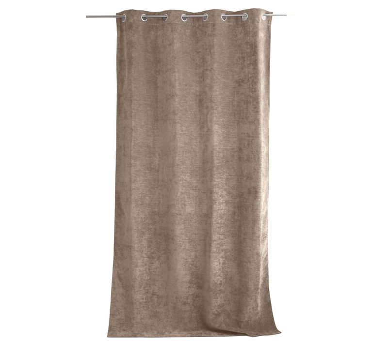 Rideau Thermique En Velours - 140 X 260 Cm - Naturel