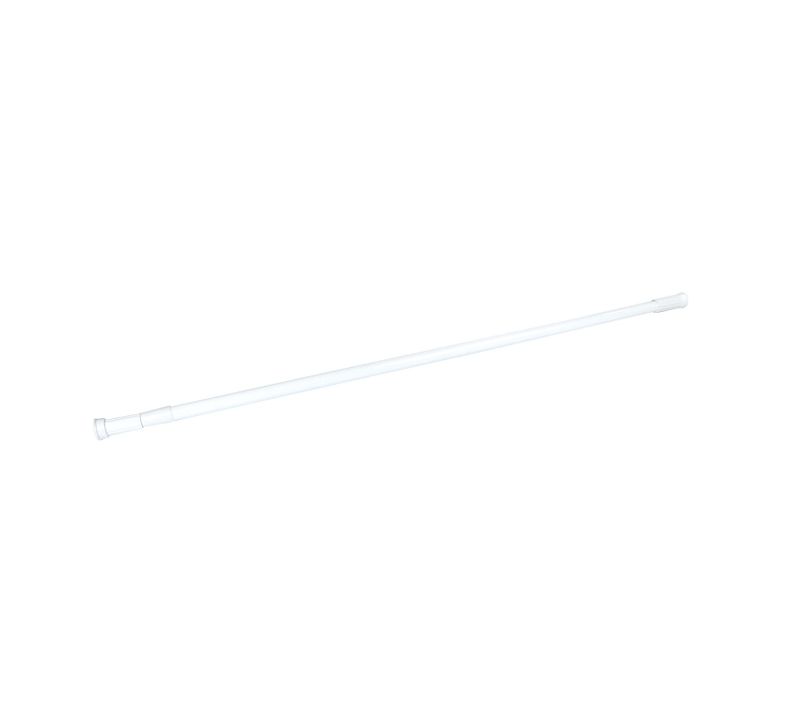 Barre De Douche Télescopique - 135/250 Cm - Blanc