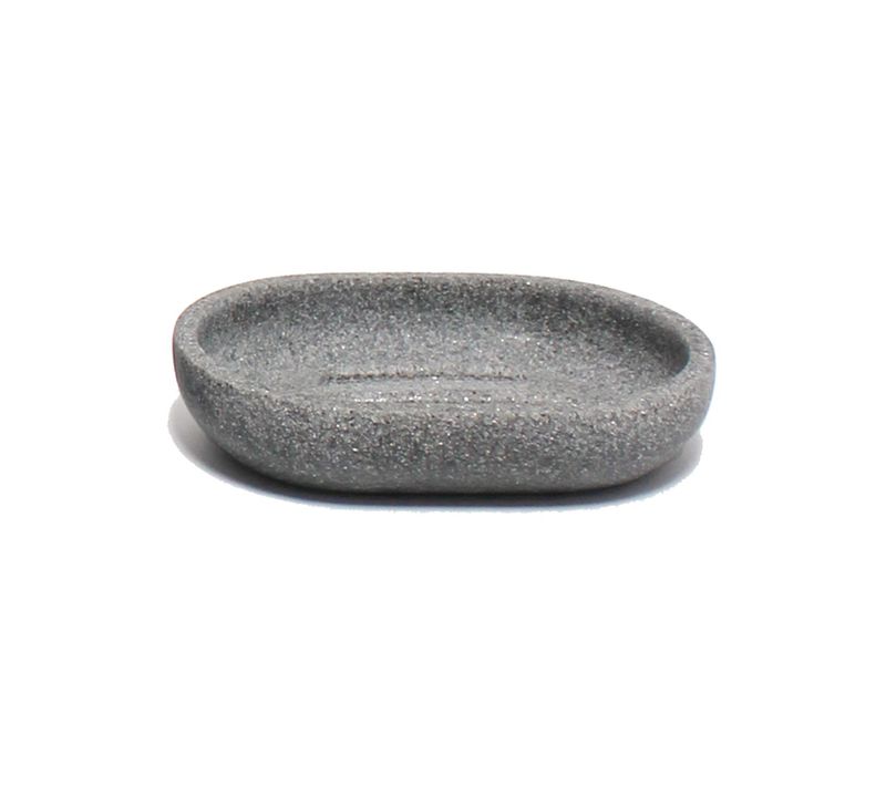 Porte Savon Jasper Effet Granit - Gris