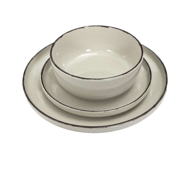 Service Vaiselle 12 Pièces Au Gres Du Temps - Beige