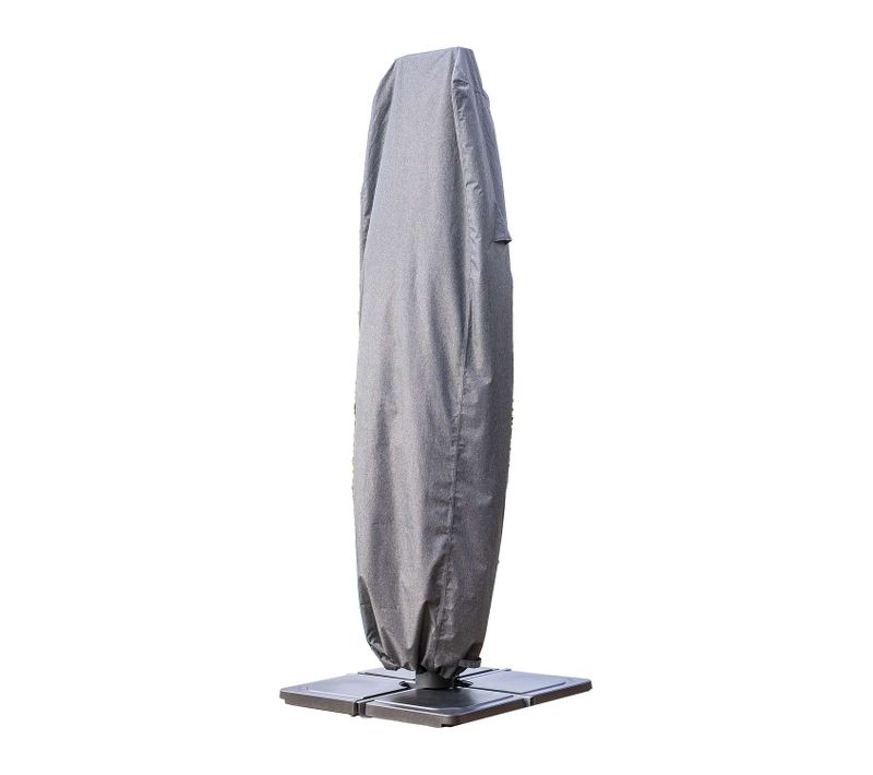 Housse De Protection Pour Parasol Décentré L Hambo - 70 X 40 X 257 Cm - Gris