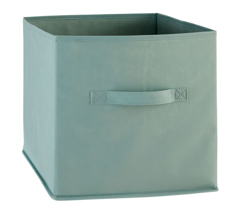 Boîte De Rangement En Tissu Mix N' Modul - L. 31 X L. 31 X H. 31 Cm - Vert Céladon