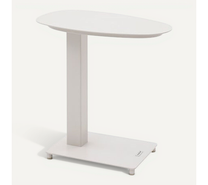 Table De Jardin D'appoint En Aluminium Venuzia - 50 X 30 Cm - Avoine