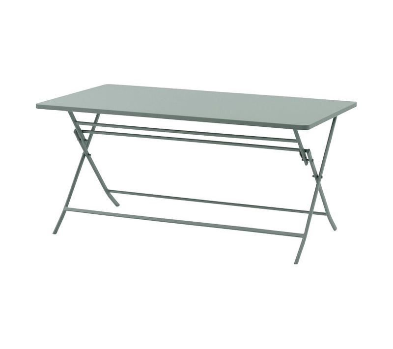 Table De Jardin Pliante Rectangulaire 6 Places Greensboro - Vert Olive