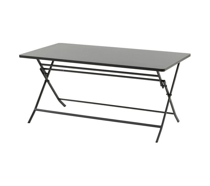 Table De Jardin Pliante Rectangulaire 6 Places Greensboro - Gris Graphite