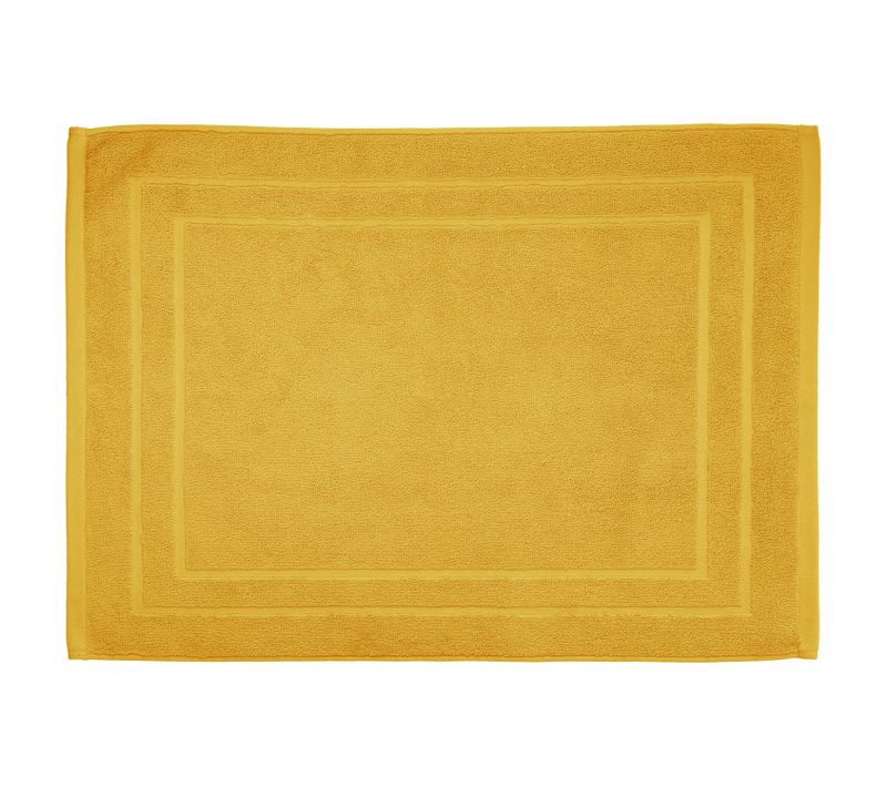 Tapis De Bain En Coton Praia - Jaune