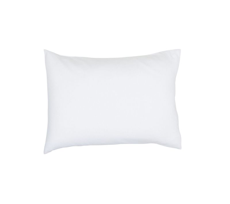 Taie D'oreiller Rectangulaire - 100% Coton Bio - 50 X 70 Cm - Blanc Craie