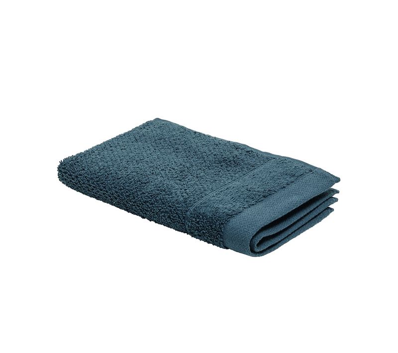 Serviette Pour Invité - 100% Coton Bio - 30 X 50 Cm - Bleu Paon