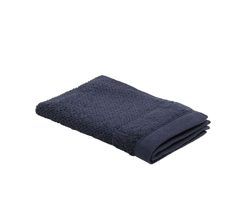 Serviette Pour Invité - 100% Coton Bio - 30 X 50 Cm - Bleu Navy