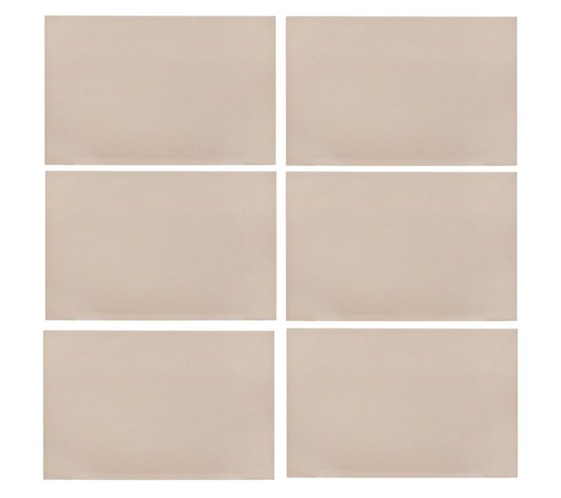 Lot De 6 Sets De Table Max - 45 X 30 Cm - Beige