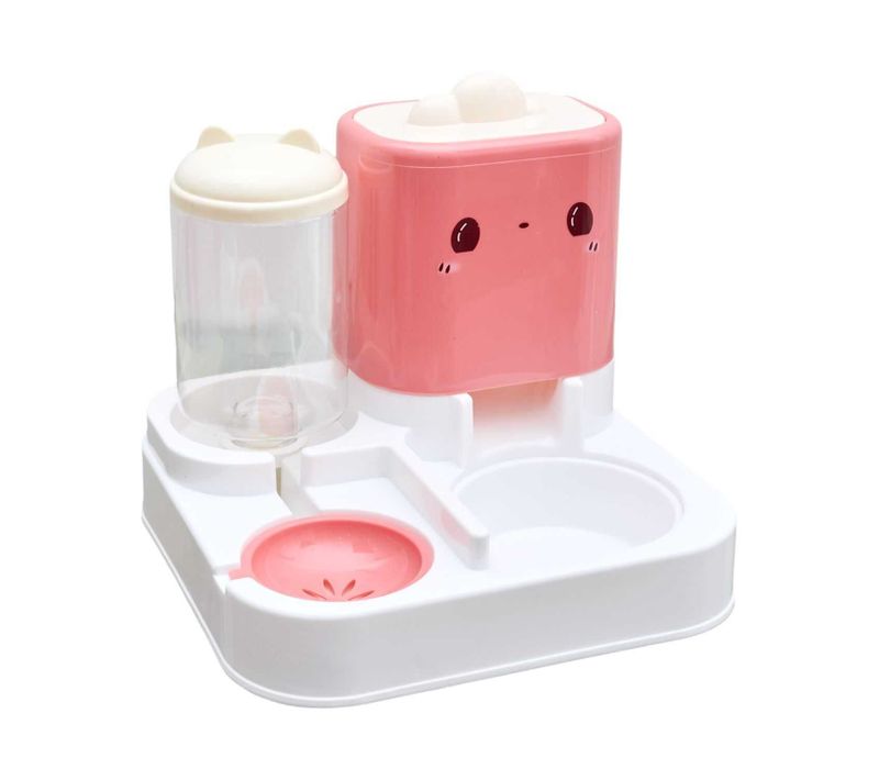 Distributeur D'eau Et De Croquettes Pour Chien Et Chat Kawai