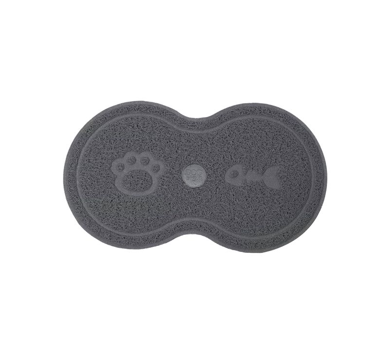 Tapis De Gamelle Antidérapant Et Anti-poussière Maya - Gris Foncé