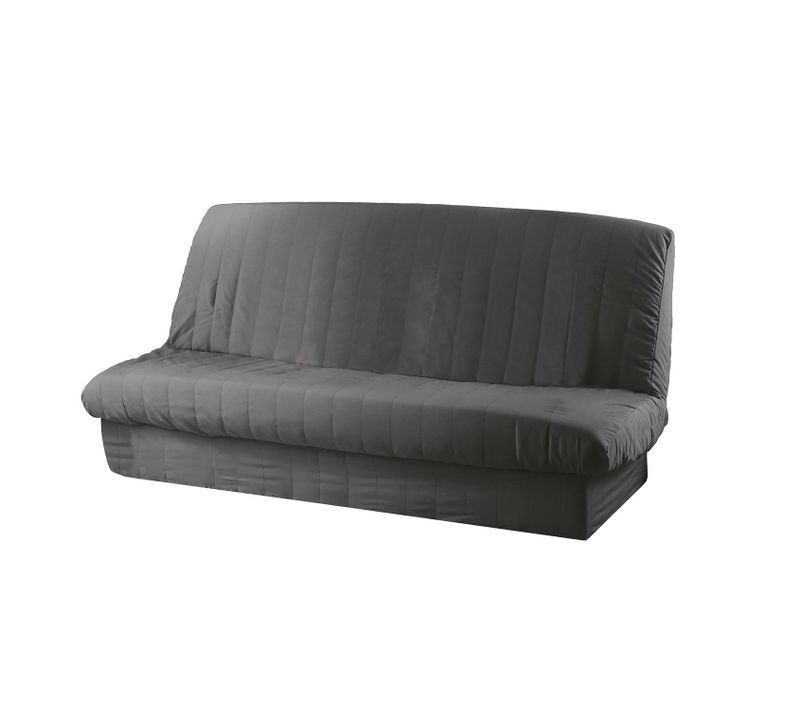 Housse De Clic-clac Matelassée Et Bande De Socle - Gris Foncé