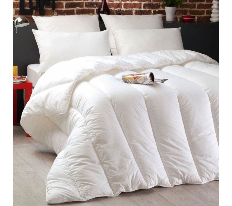 Pack Couette Dodo Scandinave 240 X 260 + 2 Oreillers 65 X 65 Cm Pour Lit 2 Places "king Size"