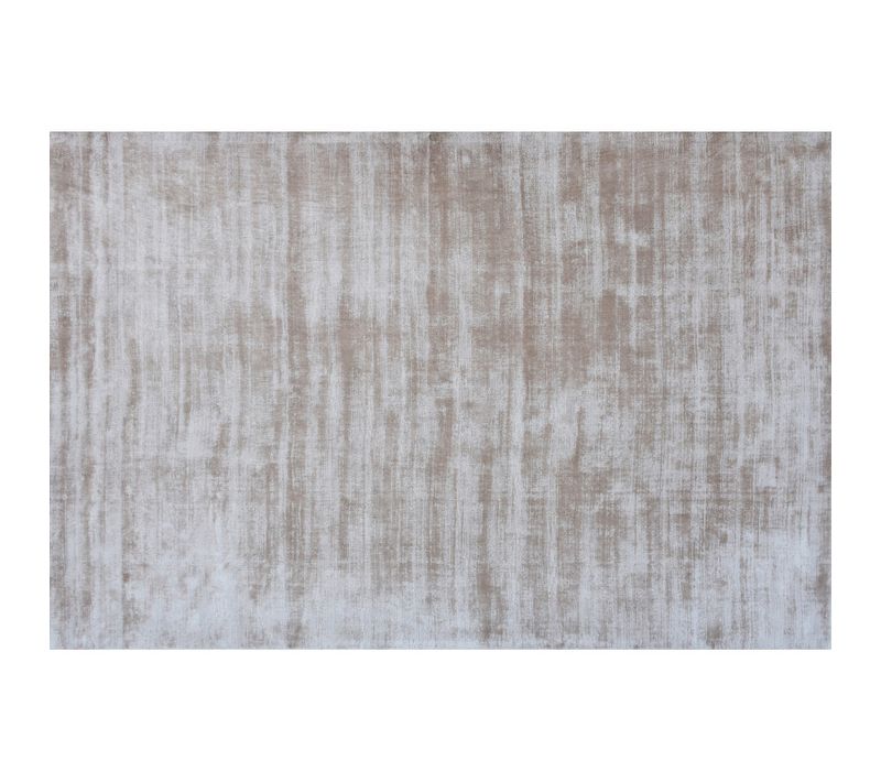 Tapis En Viscose Tissé à La Main 90 X 150 Cm - Ivoire - 90x150 Cm