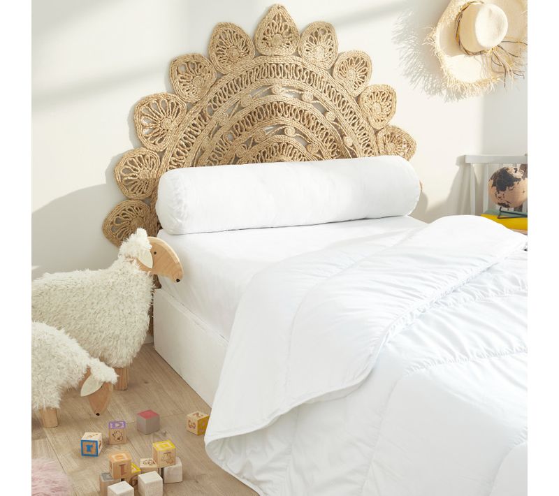 Polochon Gamme Microfibre "douceur" Lit 90 X 190 Cm Traité Anti Acarien Soft Et Care