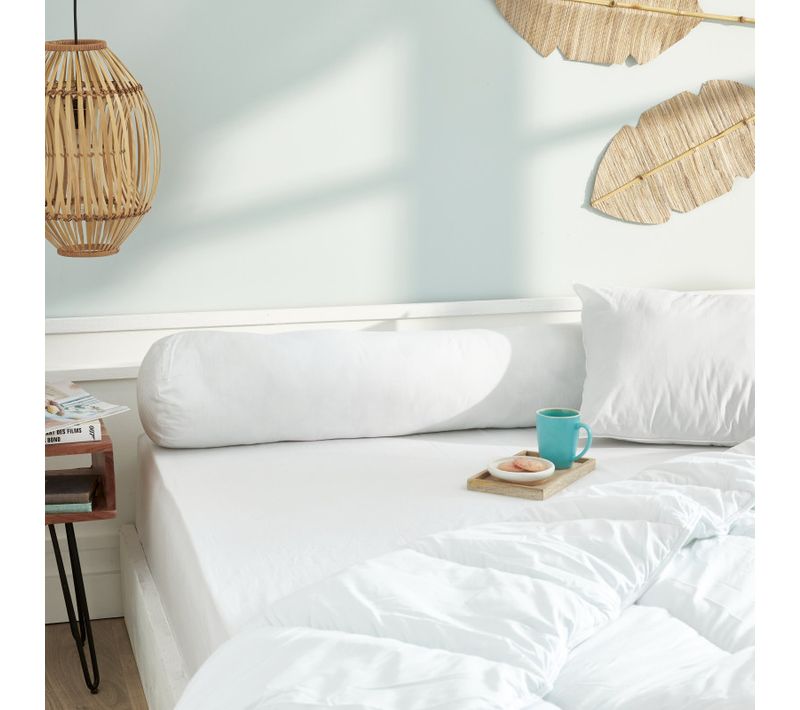 Polochon Gamme Microfibre "douceur" Lit 140 X 190 Cm Traité Anti Acarien Soft Et Care