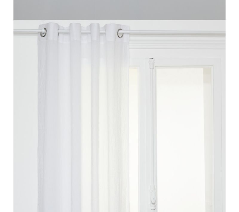 Voilage Fluide Et Léger "paxta" 135 X 240 Cm - Blanc - 135x240 Cm