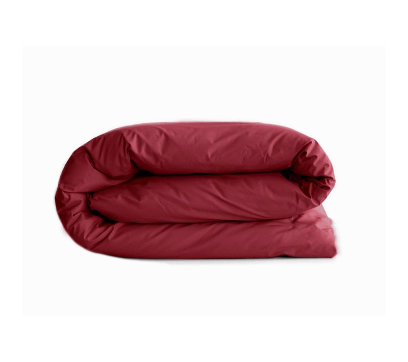 Housse De Couette "manoir" Percale Pur Coton Peigné Longues Fibres 80 Fils/cm²