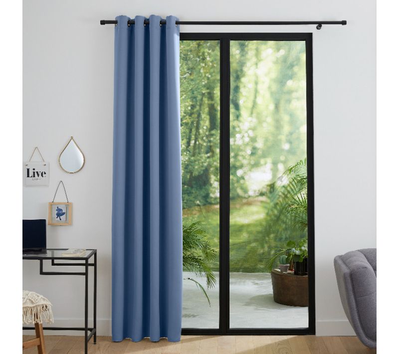 Rideau Occultant 140 X 260 Cm "night" Bleuet - Bleu - 140x260 Cm