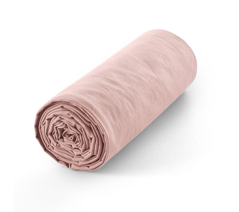 Drap Housse 160 X 200 Cm Bonnet 30 Cm "prémium" Pour Lit 2 Places - Rose - 160x200+30 Cm