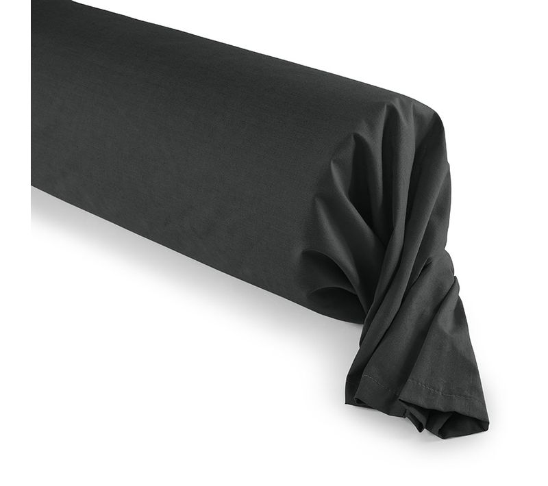 Taie De Traversin 45 X 185 Cm "prémium" - Noir - 45x185 Cm
