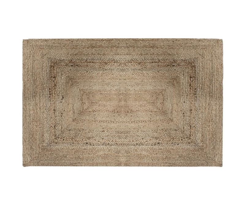 Tapis En Jute Naturel Végétale 120 X 170 Cm - Beige - 120x170 Cm