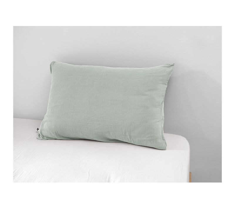 Taie D'oreiller "gaïa" 60 X 60 Cm et 50 X 70 Cm "gaze De Coton"