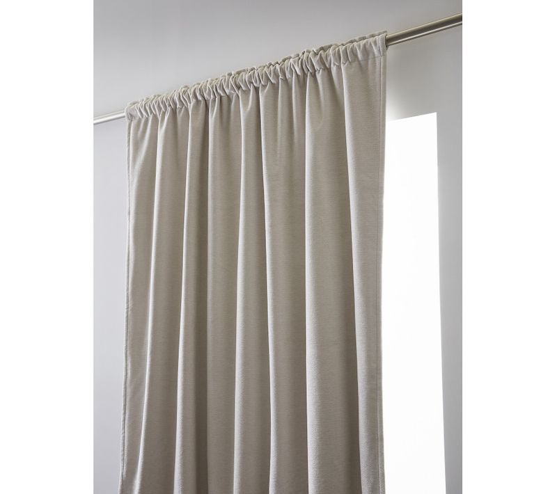 Rideau Occultant Phonique Et Thermique Doublé Polaire 100% Opaque - 140x260 Cm