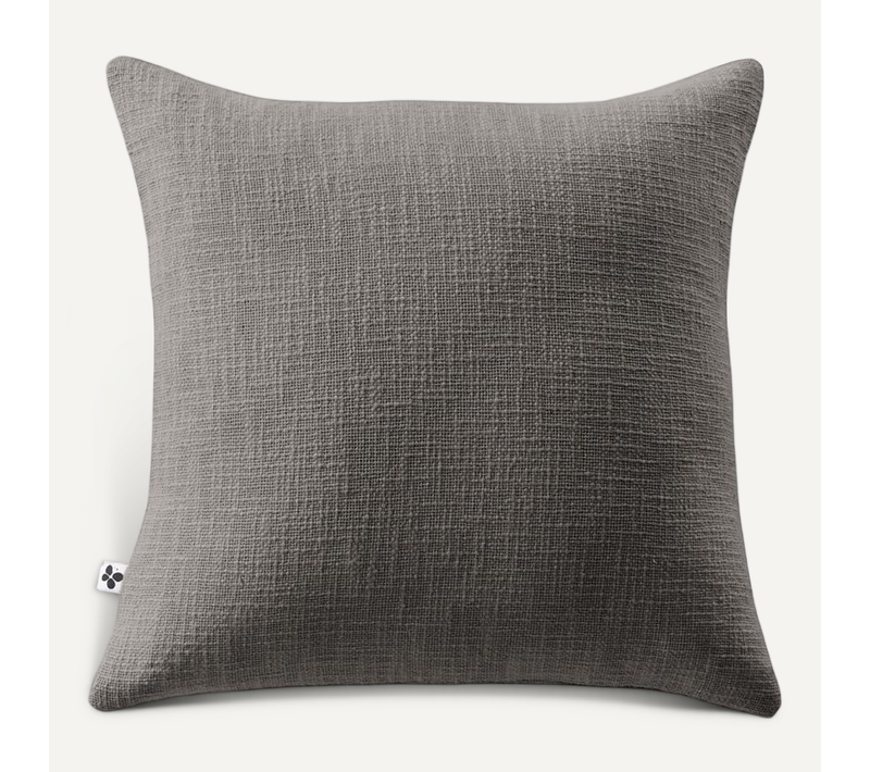 Coussin Déhoussable "sixtine" 45 X 45 Cm - Gris - 45x45 Cm