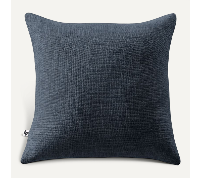 Coussin Déhoussable "sixtine" 45 X 45 Cm - Bleu Nuit - 45x45 Cm