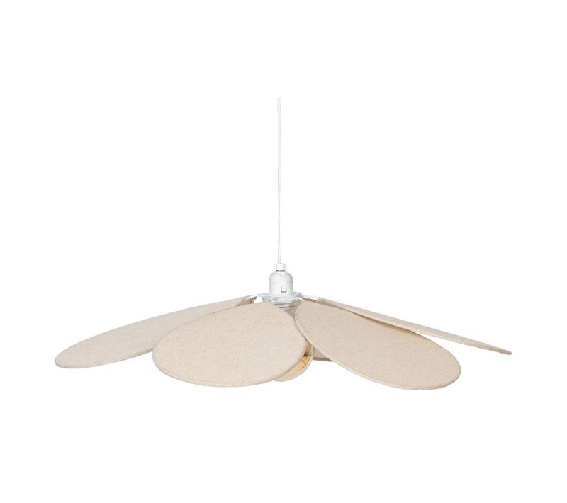 Suspension Pétales Naya Diamètre 72 Cm Lin Atmosphera -