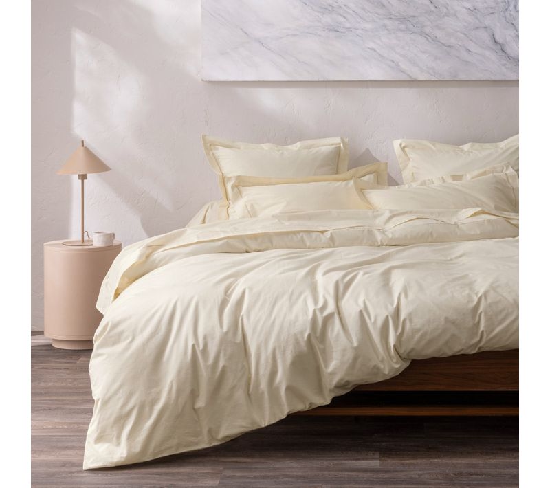 Housse De Couette Percale De Coton Peigné "julian" Toutes Dimensions