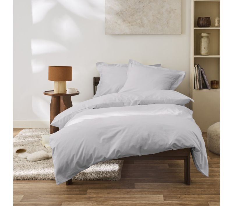 Housse De Couette Percale De Coton Peigné "julian" Toutes Dimensions