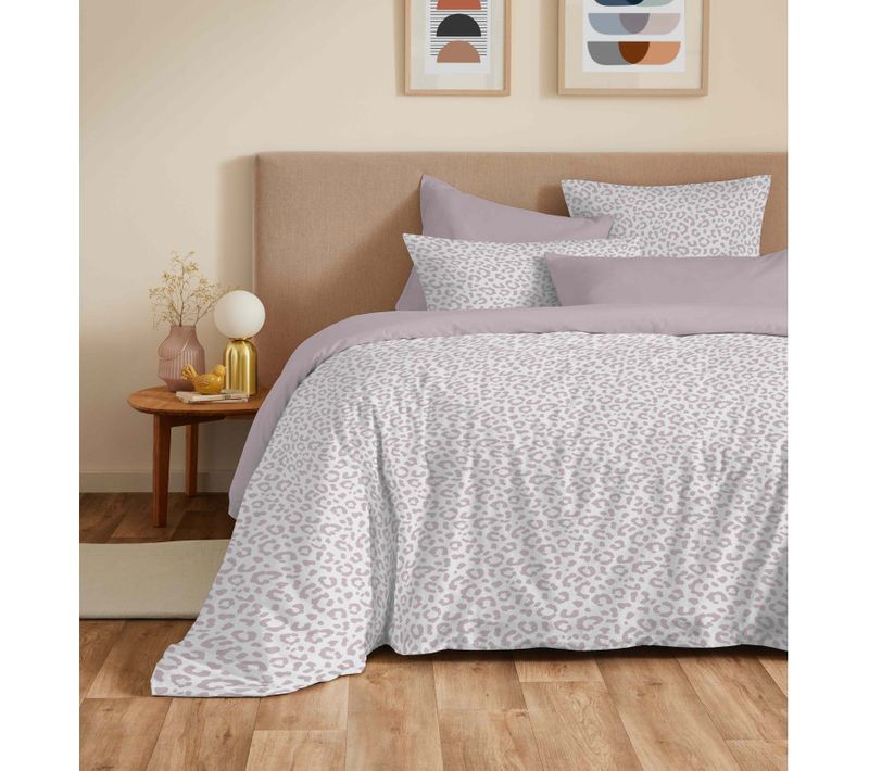 Pack Complet Housse De Couette Réversible "vanessa" 6 Pièces Diana Blush - 180x200 Cm