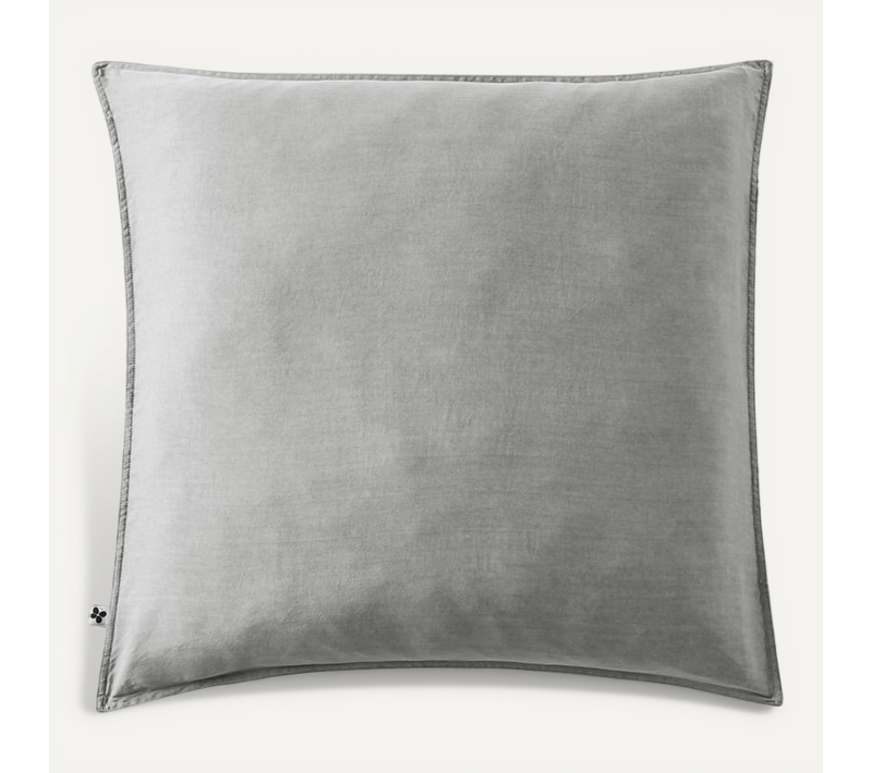 Taie D'oreiller "lysandre" "lyocel" - Gris - 80x80 Cm