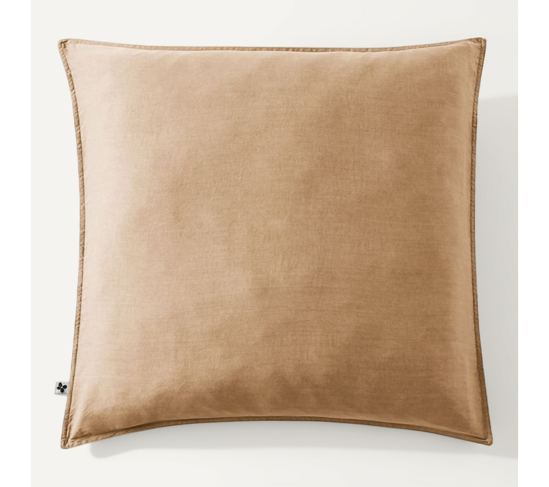 Taie D'oreiller "lysandre" "lyocel" - Marron - 80x80 Cm